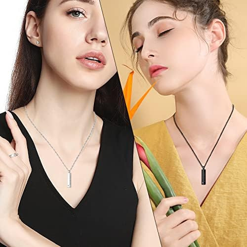 Abooxiu 2 Collares De Cremación Para Cenizas, Collares De Ur