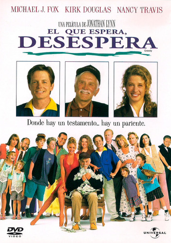 Dvd - El Que Espera Desespera - Greedy - Michael J. Fox