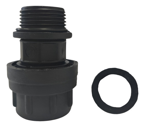 2 Conectores De 1 Con Tuerca Union De Plastico, Pumps F&q