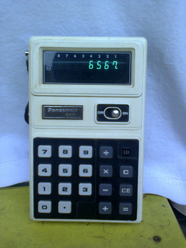 Calculadora Vintage Panasonic Je-880u - Déc. 70 (veja Vídeo)