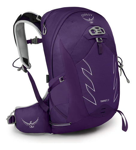 Mochila Senderismo Violeta Bolsillo Casco Osprey Tempest ...