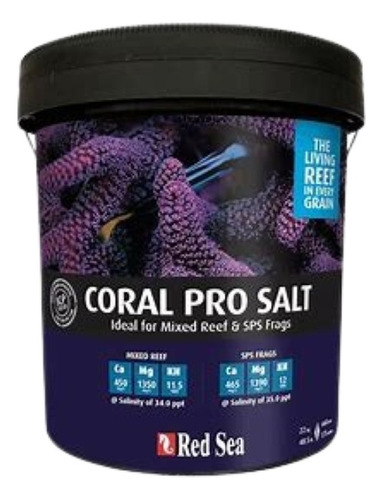 Sal Red Sea Coral Pro 175 Galones 660 Litros 22kg