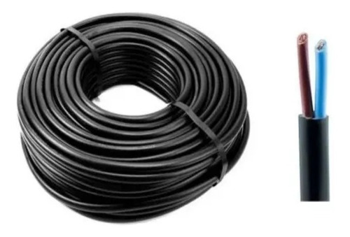 Cable Tipo Taller 2x2,5mm Rollo 10 De Mts Cobre/ignifugo