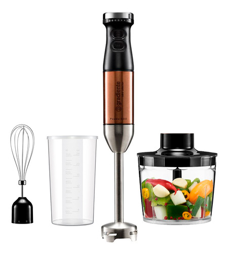 Mixer E Processador 3 Em 1 Cobre Inox Collection Pgmx402