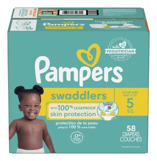 Pañales Etapa 5 Pampers Swaddlers Con 58 Piezas