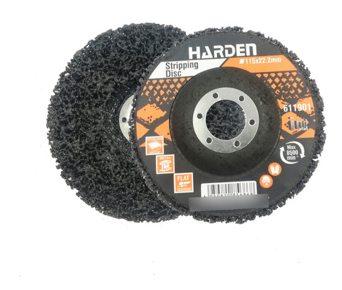 Disco Abrasivo Fibra 115mm - Harden