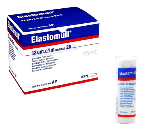 Venda De Gasa Elasticada Elastomull 12cmx4m 