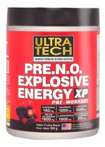 Comprar Pre Entreno Pre N.o. Explosive Energy Xp X 390 G Ultra Tech 30 Servicios Energía Para Entrenamientos Sabor Frutos rojos