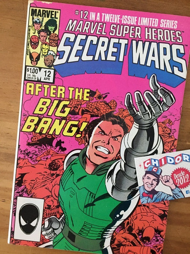 Comic - Secret Wars #12 Dr Doom Black Spidey Jim Shooter (Usado)