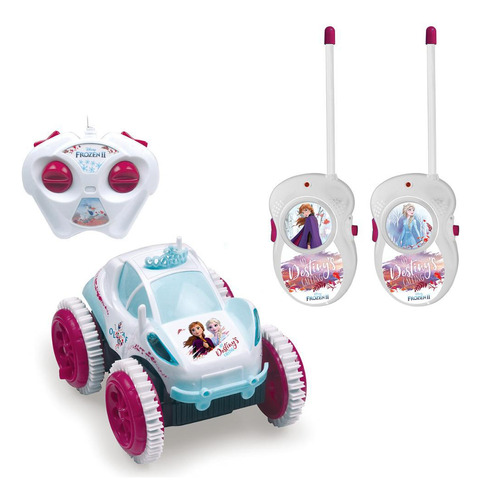 Kit Frozen Walkie Talkie + Carro De Rádio Controle