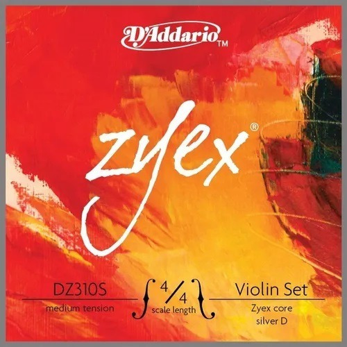 Encordado Cuerdas Violin Daddario Dz310s 4/4m Zyex Plata Med