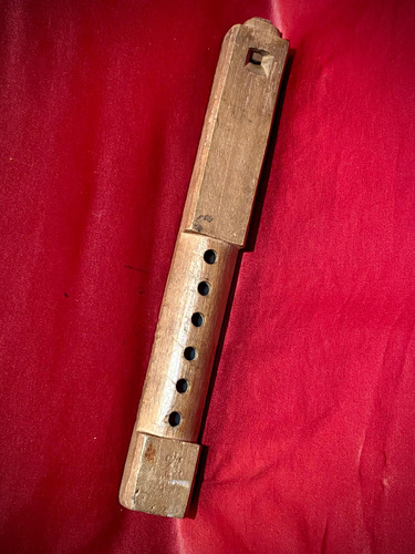 Antigua Flauta De Madera Tarka Quechua