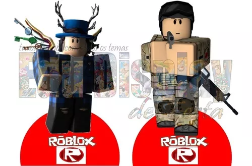 Roblox - 10 Displays de Festa de 20cm - Escorrega o Preço