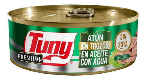 Atún Tuny Premium En Aceite Lata 140g