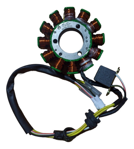 Stator Corona De Bobinas Leo Pulsar Ns 200 As 200 12 Polos