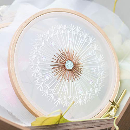 Embroidery Kits For Beginners With Pattern, Dandelion H...