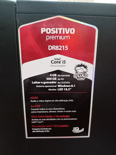 Computador Completo Positivo Premium Dr8215 Intel Core I5