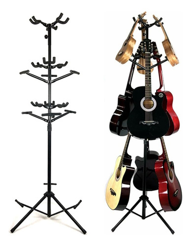 Soporte Vertical De 9 Niveles Guitarra, Ukulele, Bajo, ...