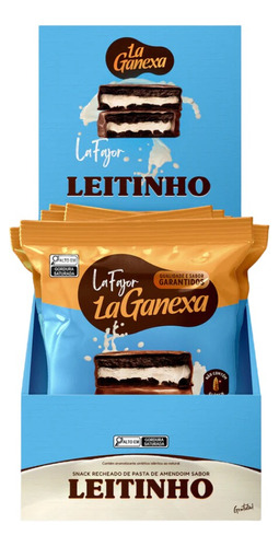 Alfajor Leitinho C/12und - La Ganexa