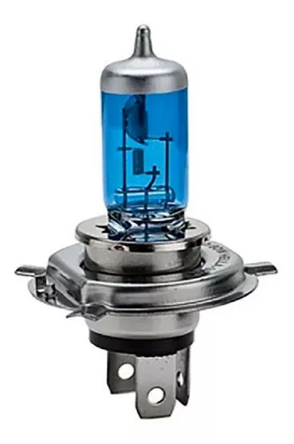 LAMPARA H4 BLUE XENON 12V 60/55W P43T HOMOLOGACION E (BLISTER 2 UNIDADES)