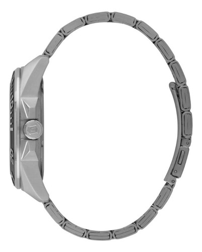 Relógio Orient Solartech Mbss1500 D2sx - Revendedor Correia Prateado Bisel Prateado Fundo Azul