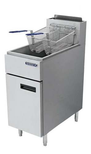 Freidora industrial Sobrinox Fryer 24.5-4Q plata