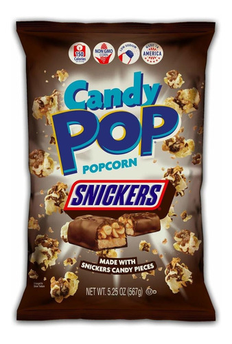 Imagen 1 de 1 de Candy Pop - Pop Corn Snickers 28g *importados*