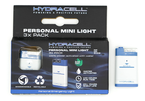 Mini Luz Led Personal 3 100% Potencia Activacion Rapida Agua