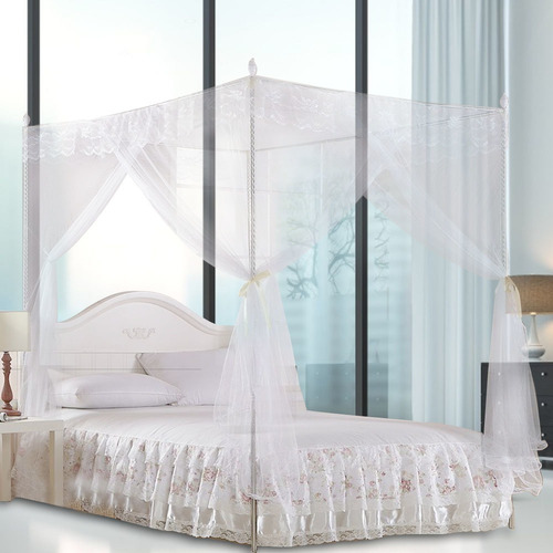 Mosquitera De Cuatro Esquinas Luxury Princess Tres Aberturas