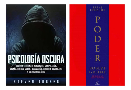 Combo De Libros Las 48 Leyes Del Poder + Psicologia Oscura 