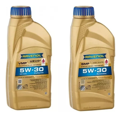 Aceite 5w30 Ravenol Vmp Smp Sintetico 4 Litros Alemania