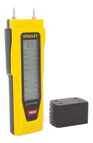 Stanley Stht77030 Cor Amarelo e Preto Medidor De Umidade Para Madeira Digital 