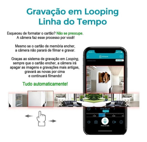 Imagen 2 de 9 de Cámara Ip Icsee Wifi Externa Ptz Speed Dome Prova Água Zoom,