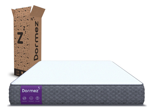 Colchón En Caja Matrimonial Dormez Marbel Ortopédico Foam
