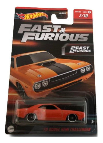 Auto Hotwheels Rapido Y Furioso, Dodge Challenger 70