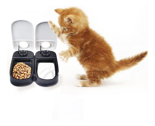 Comedero Automático De Comida Para Mascotas Petzilla Para Pe