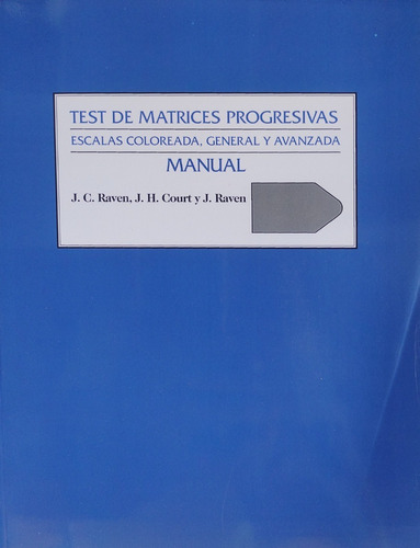 Test De Matrices Progresivas: Manual