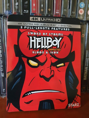 Hellboy Sword Of Storms / Blood & Iron 4k + Bluray Animadas 