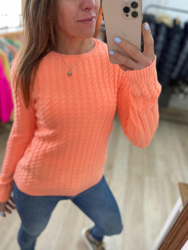 Sweater Trenzado Al Cuerpo The Big Shop