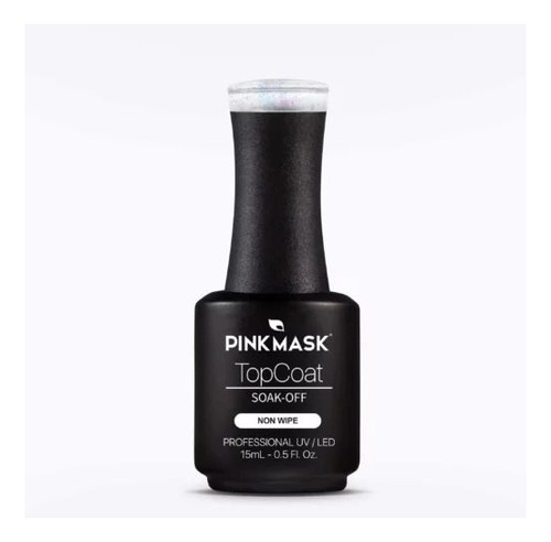 Top Coat Glitter Pink Mask Gel Color