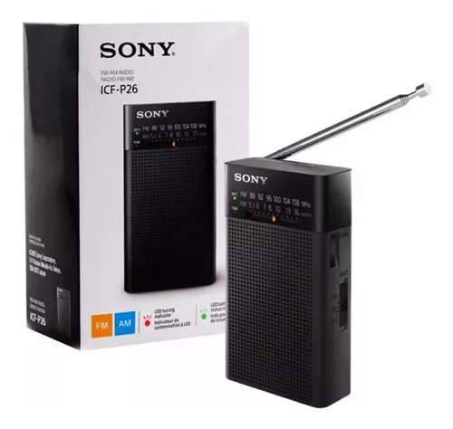 Radio Portátil Sony Pequeña Icf-p26