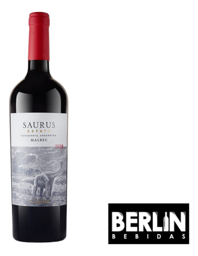 Vino Saurus Estate Malbec -berlin Bebidas