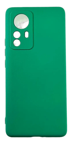 Case Capinha Silicone Premium Para Xiaomi Mi 12t / 12t Pro Cor Verde Agua