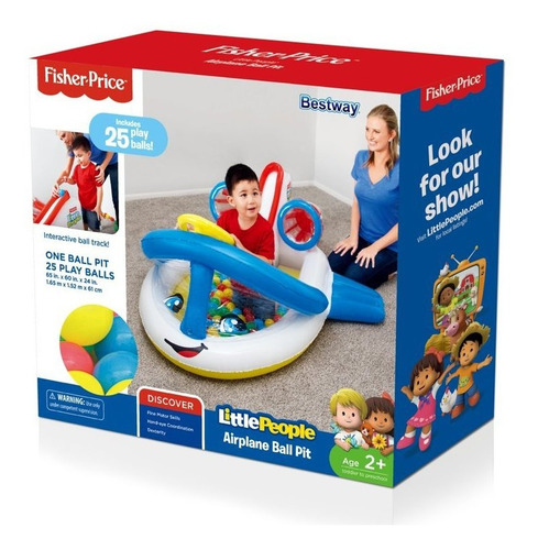 Imagen 5 de 7 de Piscina De Pelotas Para Niños De Fisher Price Importada