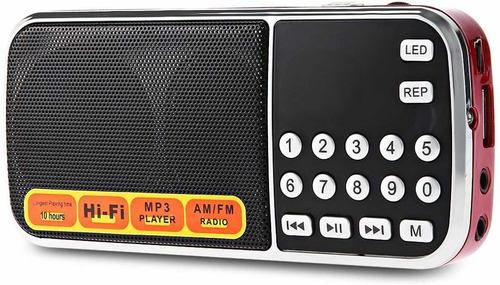 Am Fm Radio Bolsillo Portatil Reproductor Musica Para Sd