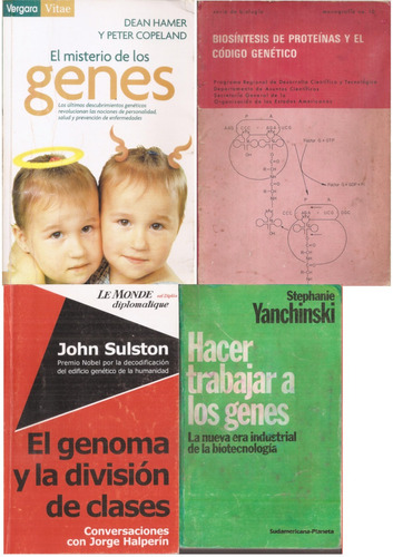 Genetica  4 Libros Ver Descripcion Sulston Halperin Hamer