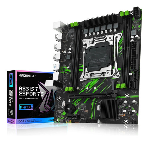 Placa Mãe Intel X99 Machinist Pr9 Ddr4 Lga 2011-3 V3 E V4