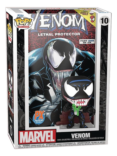 ¡pop! Portada Del Cómic: Marvel Venom Lethal Protector Previ