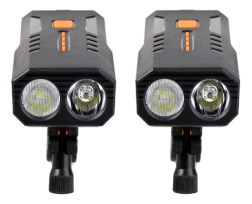 Faro Delantero Night Ride Con Cargador Usb, 2 Piezas