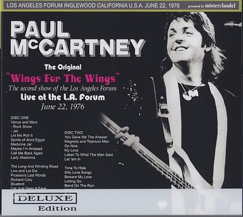 Paul Mccartney & Wings For The Wings Deluxe Edition 2 Cds 
